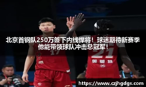 北京首钢队250万签下内线悍将！球迷期待新赛季他能带领球队冲击总冠军！